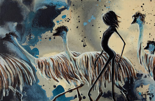 Emus-With-Girl-Judy-Prosser