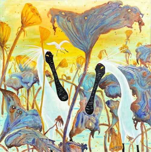 Acrylic painting by Judy Prosser